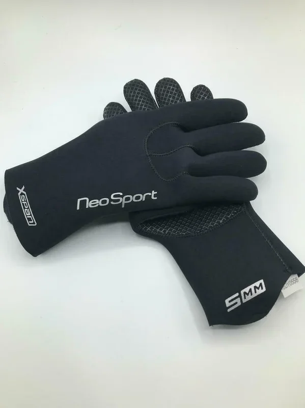 New Neo Sport Unisex Small XSPAN Material Cold Water Gloves Black