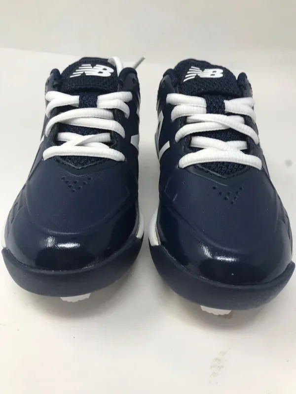 New New Balance Kids’ 4040 V5 Molded Baseball Shoe Kids10.5 Navy/White