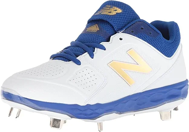 New New Balance Women’s Fresh Foam Velo V1 Metal Softball Shoe Wmn 10.5 Ryl/Wht
