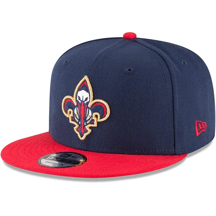 New New Era 9Fifty New Orleans Pelicans Snapback Navy/Red OSFA Baseball Cap