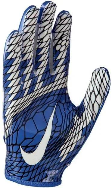 New Nike Adult Vapor Knit 2 Receiver Gloves 2017 Blue/White Men’s Large