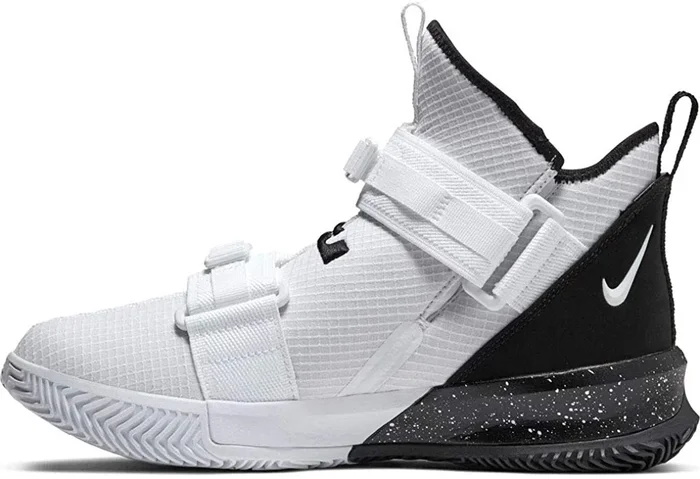 New Nike Lebron James Soldier XIII SFG TB Basketball Shoes Men 12 White/Black