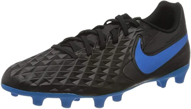 New Nike Men’s Football Boots MN 11.5/Wmn 13 Black/Royal Molded Cleats