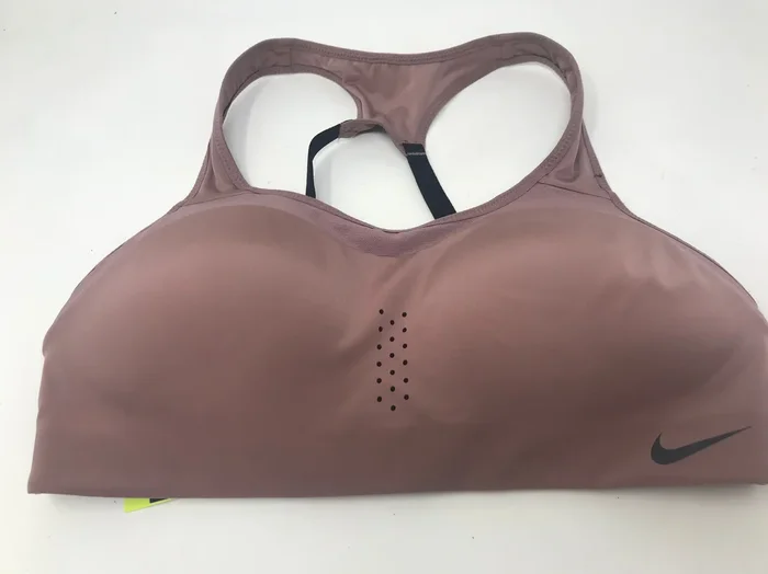 New Nike Sz XS (A-C) Alpha HIGH Impact Sports Bra Smokey Mauve
