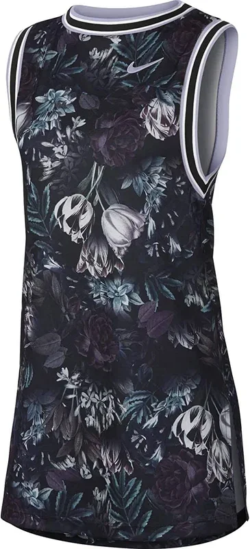New Nike Women’s Dri-FIT Floral Golf Polo Top Small