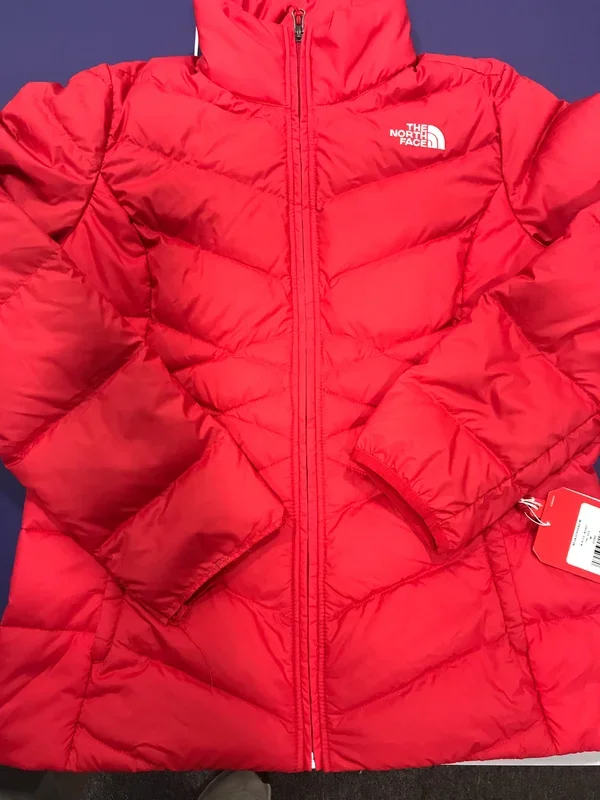 New North Face Women’s Alpz Down Jacket Red Medium