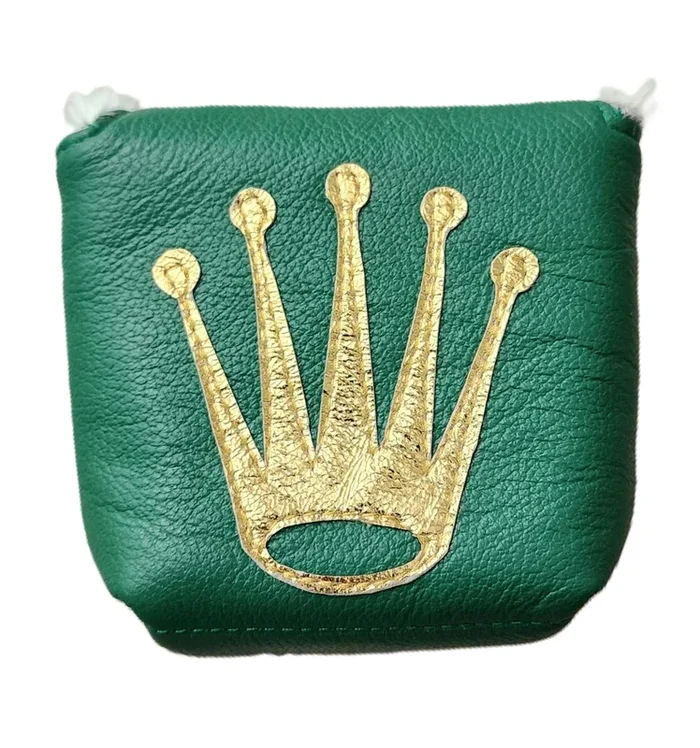 New! One-Of-A-Kind! Rolex Crown inspired, Mallet Putter Headcover