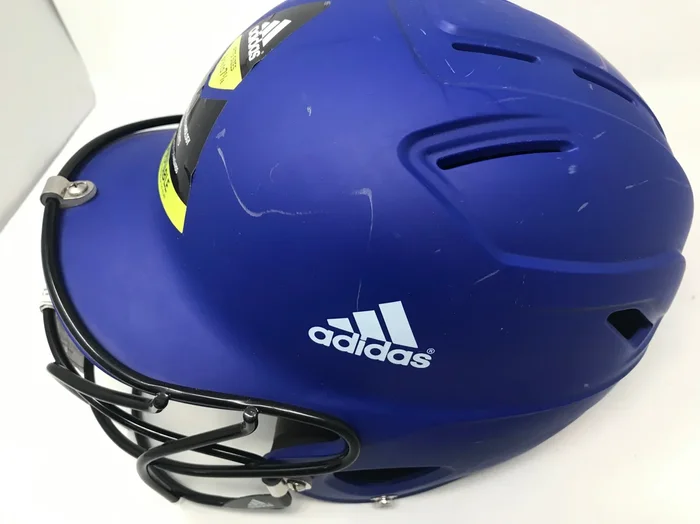 New Other Adidas BTE00311 Triple Stripe Incite Batting Helmet Royal/Black
