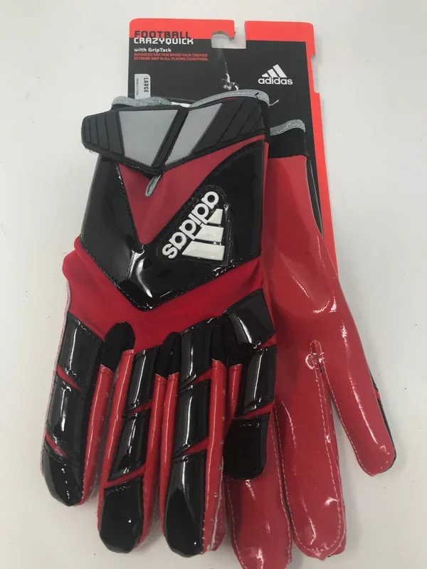 New Other Adidas Crazy Quick Large Football Receiver Gloves red/Black