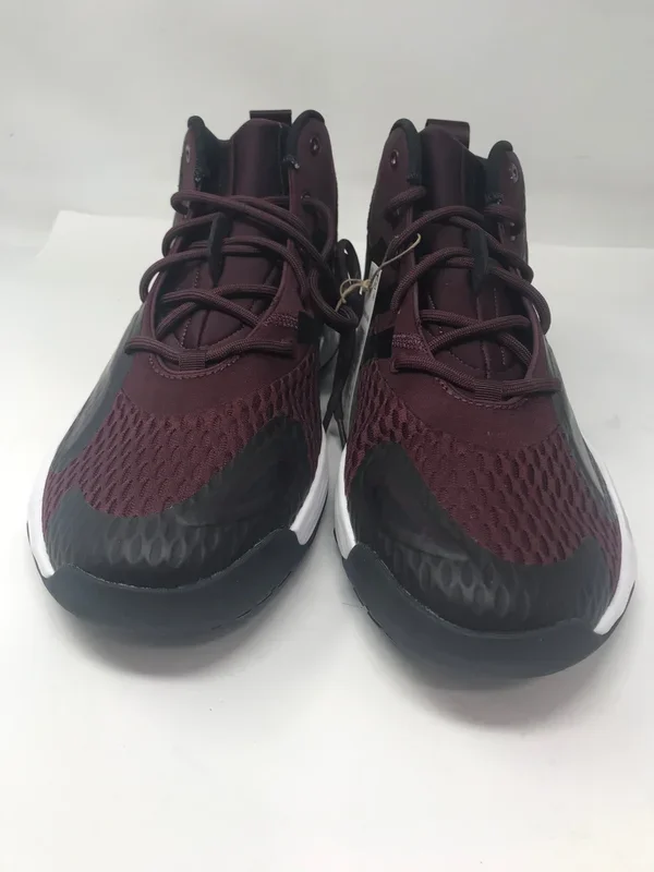 New, Other adidas Exhibit A Mid Shoe Unisex Basketball Mn 12/Wmn 13 Mrn/Wht/Blk
