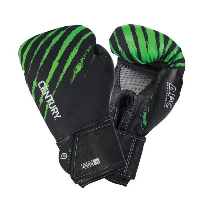 New Other Century Brave Kid’s Martial 6 Oz Arts Boxing Gloves Green/Black