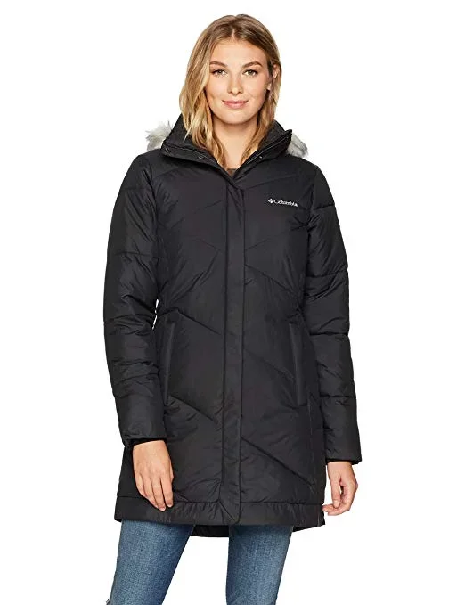 New Other Columbia Women’s Snow Eclipse Mid Jacket Black S Water/Stain Repellent