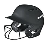 New Other DeMarini Paradox Fitted Pro Batting Helmet with Face Mask Charcoal, Lg