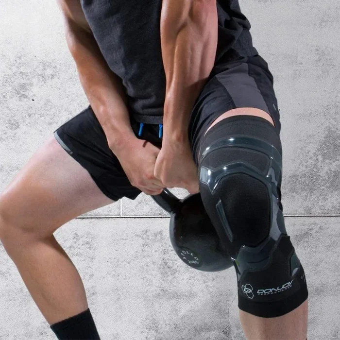 New Other DonJoy Perf Trizone Knee Compression Sleeve Right Leg Adt Black Large