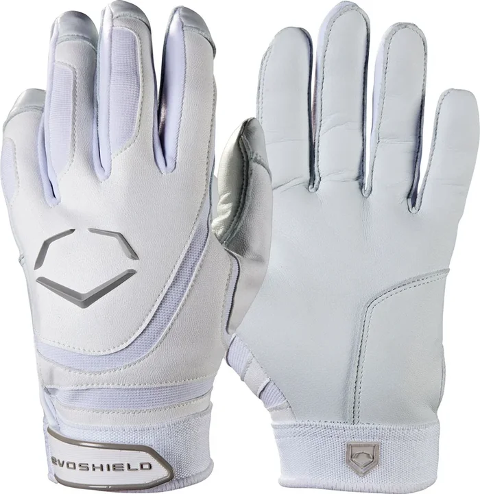 New Other EvoShield Women’s EvoRISE Fastpitch Batting Gloves Large White/Gray