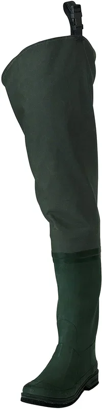 New Other Frogg Toggs Cascades 2-ply Poly/Rubber Bootfoot Hip Wader Y7 Green