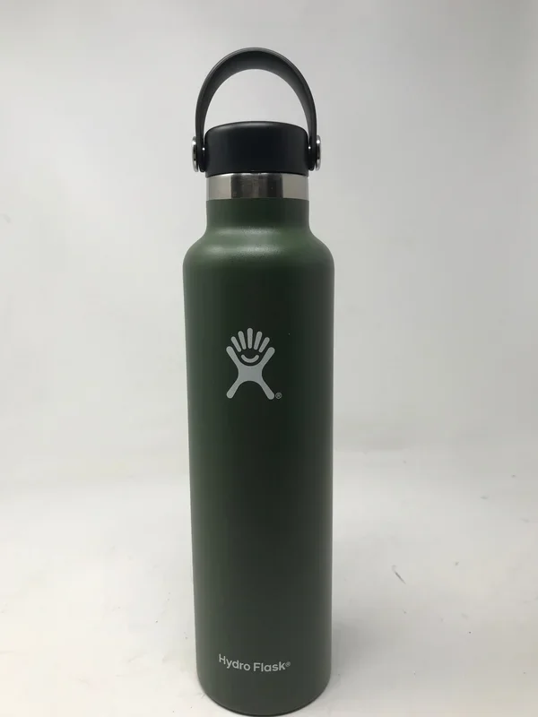New Other Hydrogen Flask Standard Mouth Flex Cap Olive, 24 Ounce