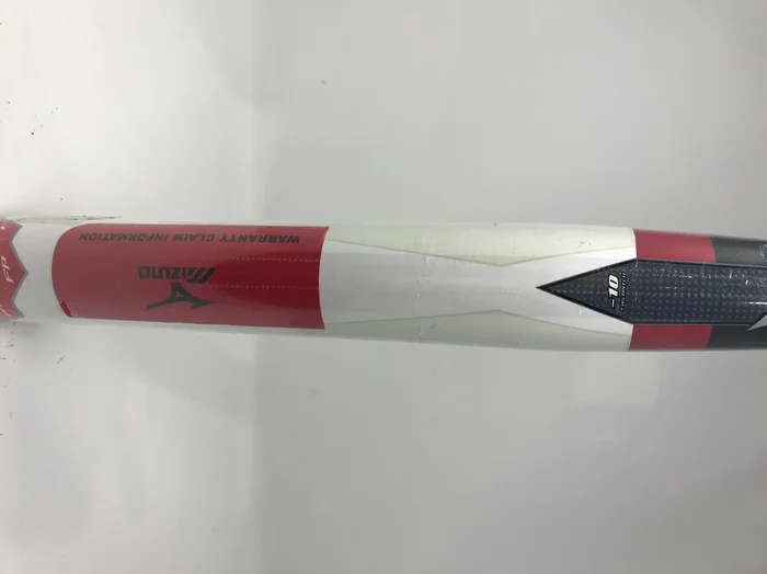 New Other Mizuno 340286 33/23 Whiteout White/Black Fastpitch Softball Bat