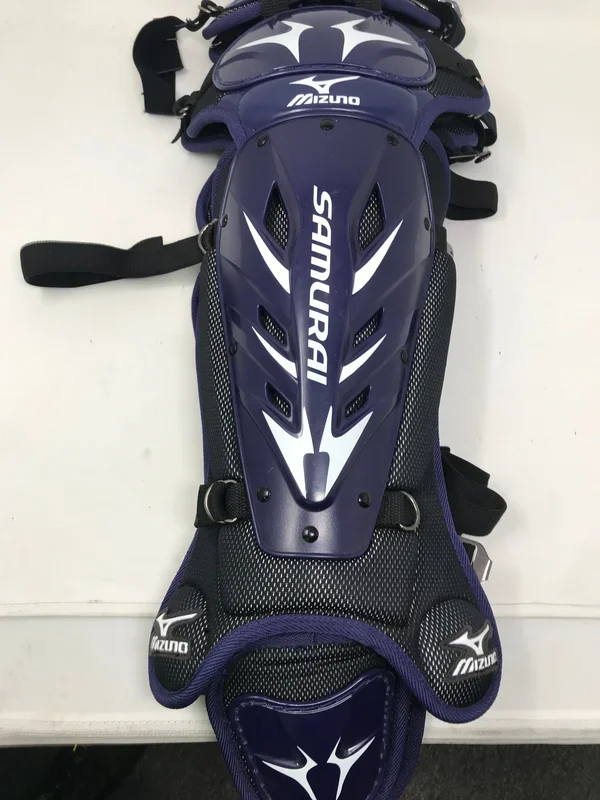 New Other Mizuno Samurai Shin Guards 380204 16″ Womens Catchers Purple/Black