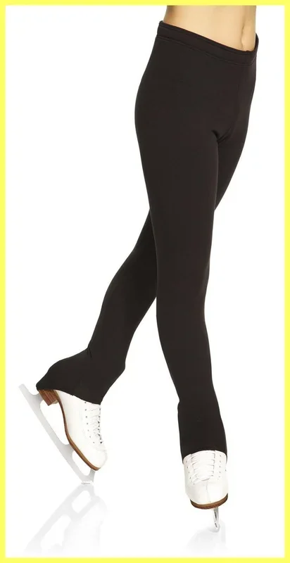 New Other Mondor 2402 Black Polartec Heel Cover Ice Figure Skating Leggings Girl