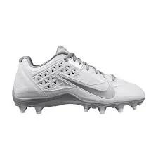 New Other Nike Speedlax 4 Womens 7 616300 100 White/Silver Molded Lacrosse Cleat