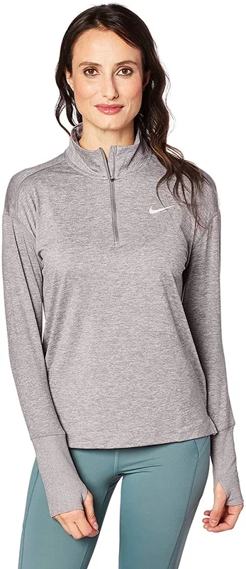 New Other Nike Women’s Element Half Zip Top Gym Fit Size Small Grey AA4631-036