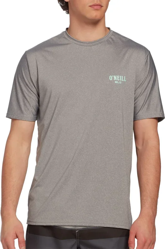 New Other O’NEILL Men’s 2XL Hybrid Quality Control Short Sleeve Rash Guard Gray