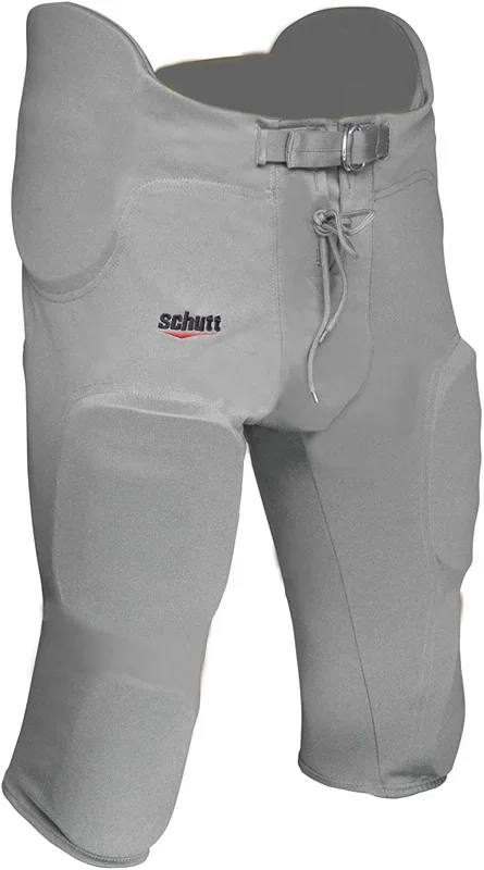 New Other Schutt Sports Poly Knit Padded Varsity Football Pant Silver Large