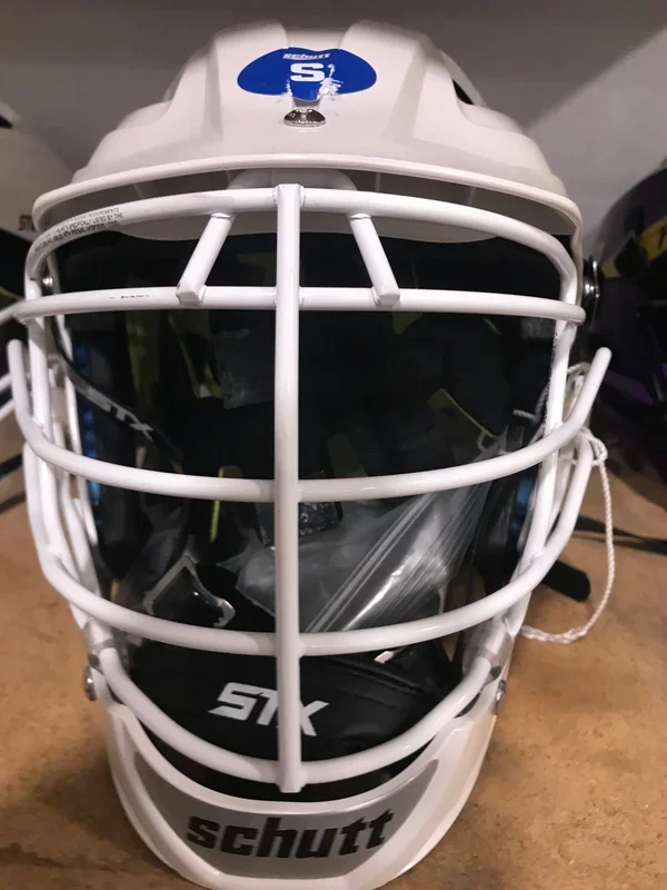 New Other Schutt STX Stallion 100 Youth Helmet 655500 White/White Youth Small