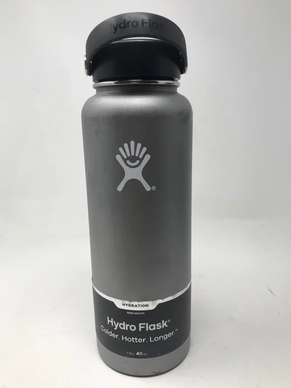New Other5 Hydro Flask, Wide Mouth Flex Cap Graphite, 40 Ounce