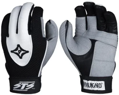 New Palmgard Batting Gloves Adult Large White/Black