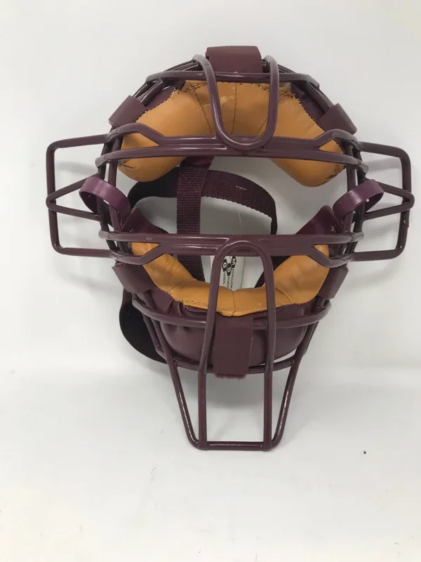 New Pro Team Catcher/Umpire Mask FM2PRODL Adult Burgundy/Tan