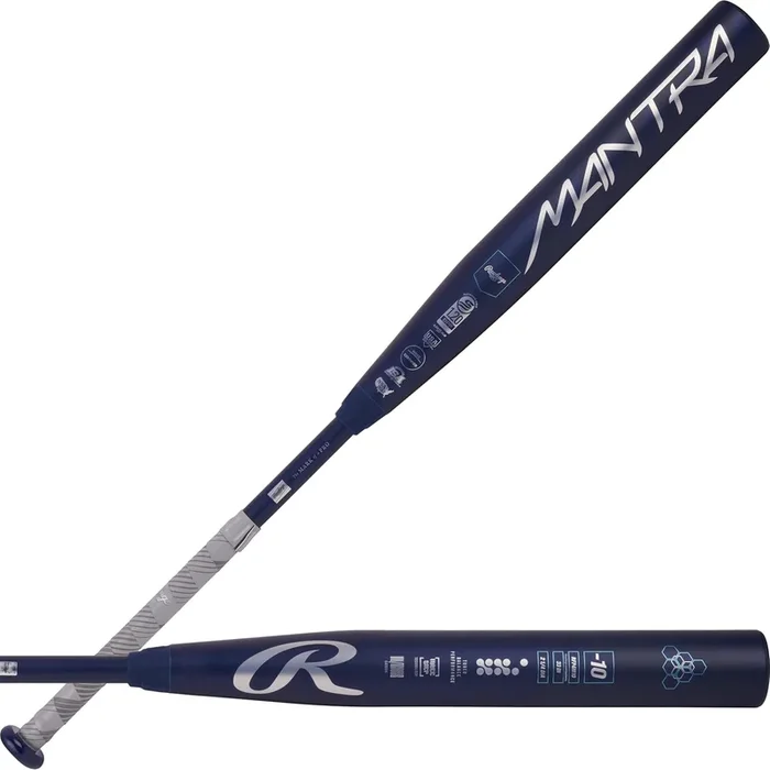 New Rawlings 2025 Mantra Fastpitch Softball Bat Navy 33/23 -10