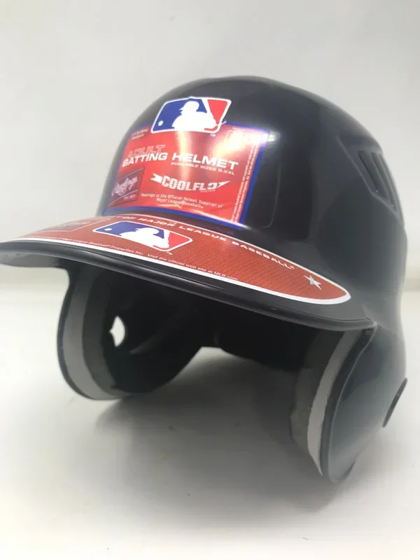New Rawlings CoolFlo with Clear Coat CFABH Adult Batter’s Helmet 6 7/8-7 Nvy