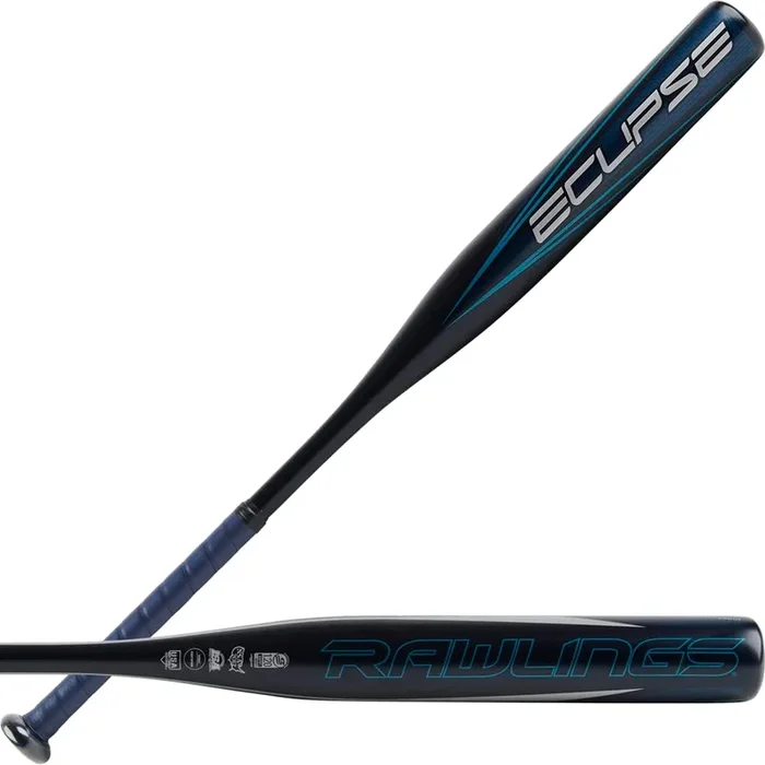 New Rawlings Eclipse Fastpitch Softball Bat -12 Drop 1 Pc. Aluminum Blk/Blu