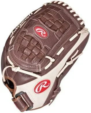 New Rawlings Fastpitch Softball glove Champion Series 13” LHT Brown/White