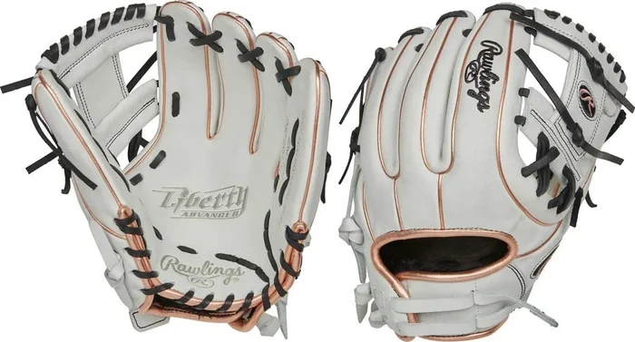 New Rawlings Liberty Advanced 11.75″ White/Black Fastpitch Softball Glove