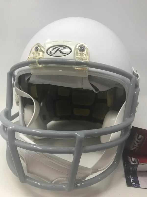 New Rawlings Momentum Adult Football Helmet Medium White/Gray