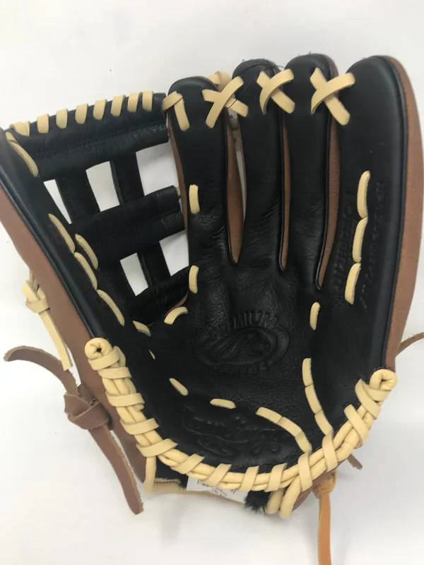 New Rawlings Premium Series 12 Inch RHT Baseball Glove Brown/Black