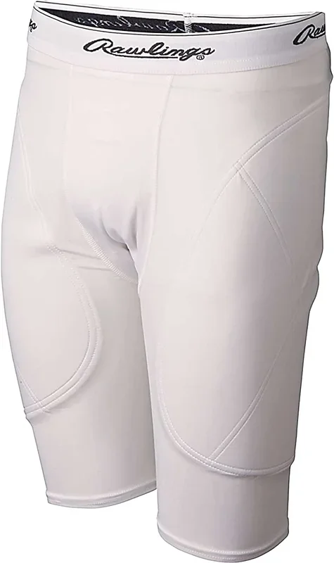 New Rawlings Youth Sliding Short Small White Polyester