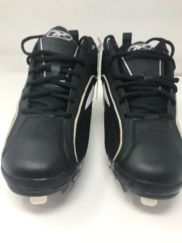 New Reebok Vero FL M5 Mid II Cleats 18-157282 Men 8 Black/White Baseball