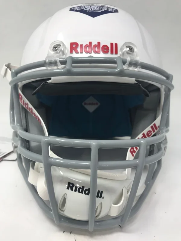 New Riddell Youth Victor inflate Football Helmet XX-Small/X-Small White/Gray