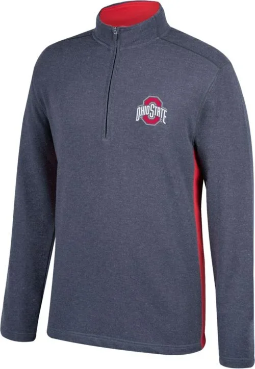 New Scarlet and Gray Men’s Ohio State Buckeyes Gray Inception Quarter-Zip Top Lg