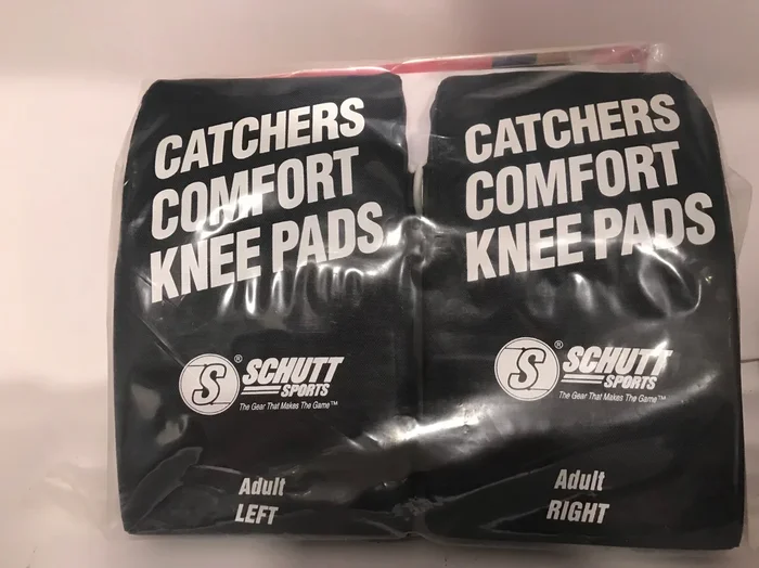 New, Schutt Catcher’s Comfort Pads, Baseball Equipment, Adult 5’9″ and up Black