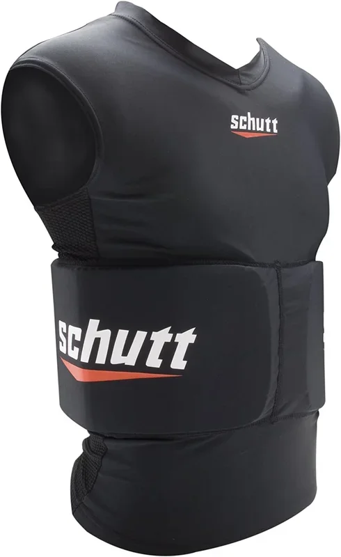 New Schutt Lightweight Rib Protector Shirt XX-Large 42-44″ Black