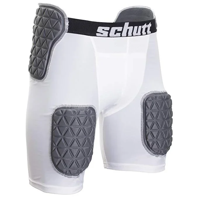 New Schutt Sports ProTech Varsity All-in-One Football Girdle Small White/Gray