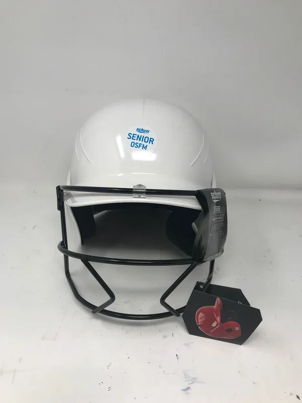 New Schutt XR1 Softball Batter’s Helmet, One Size Fits Most Senior White