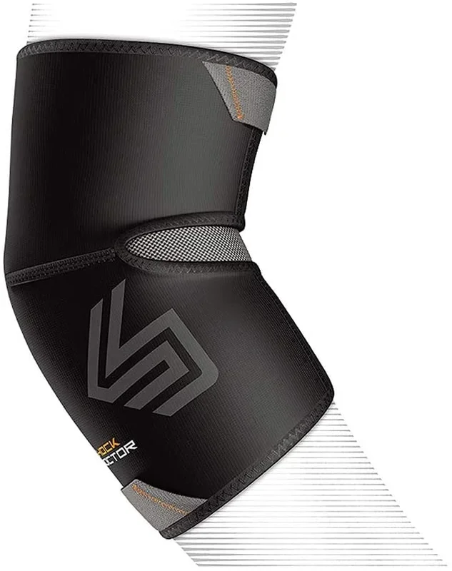 New Shock Doctor Elbow Compression Sleeve with Extended Coverage (Black) XXL
