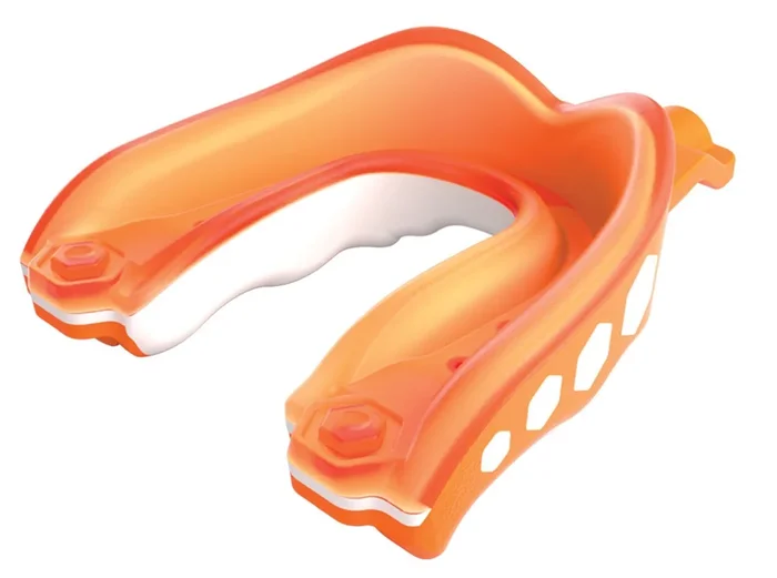 New Shock Doctor GelMax Flavor Fusion Mouth Guard Orange Adult 11+