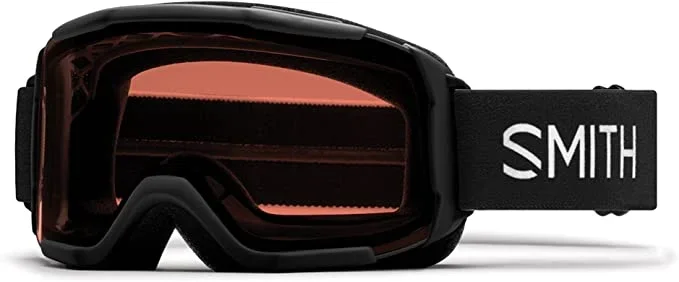 New Smith Daredevil Kids Mediums Snow Goggles Black with RC36 Lens